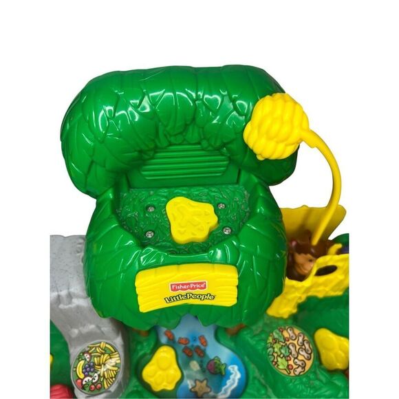 Vintage Fisher Price Little People Jungle Zoo Playset Toy Sounds 2001 - Picture 4 of 5